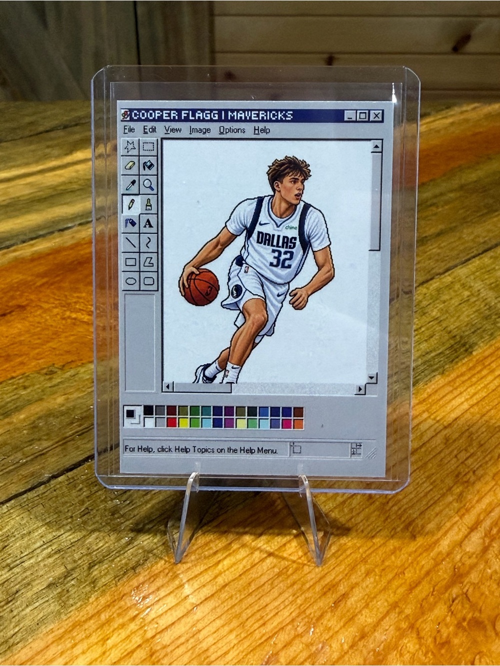 Cooper Flagg Dallas Mavericks Custom Basketball Card